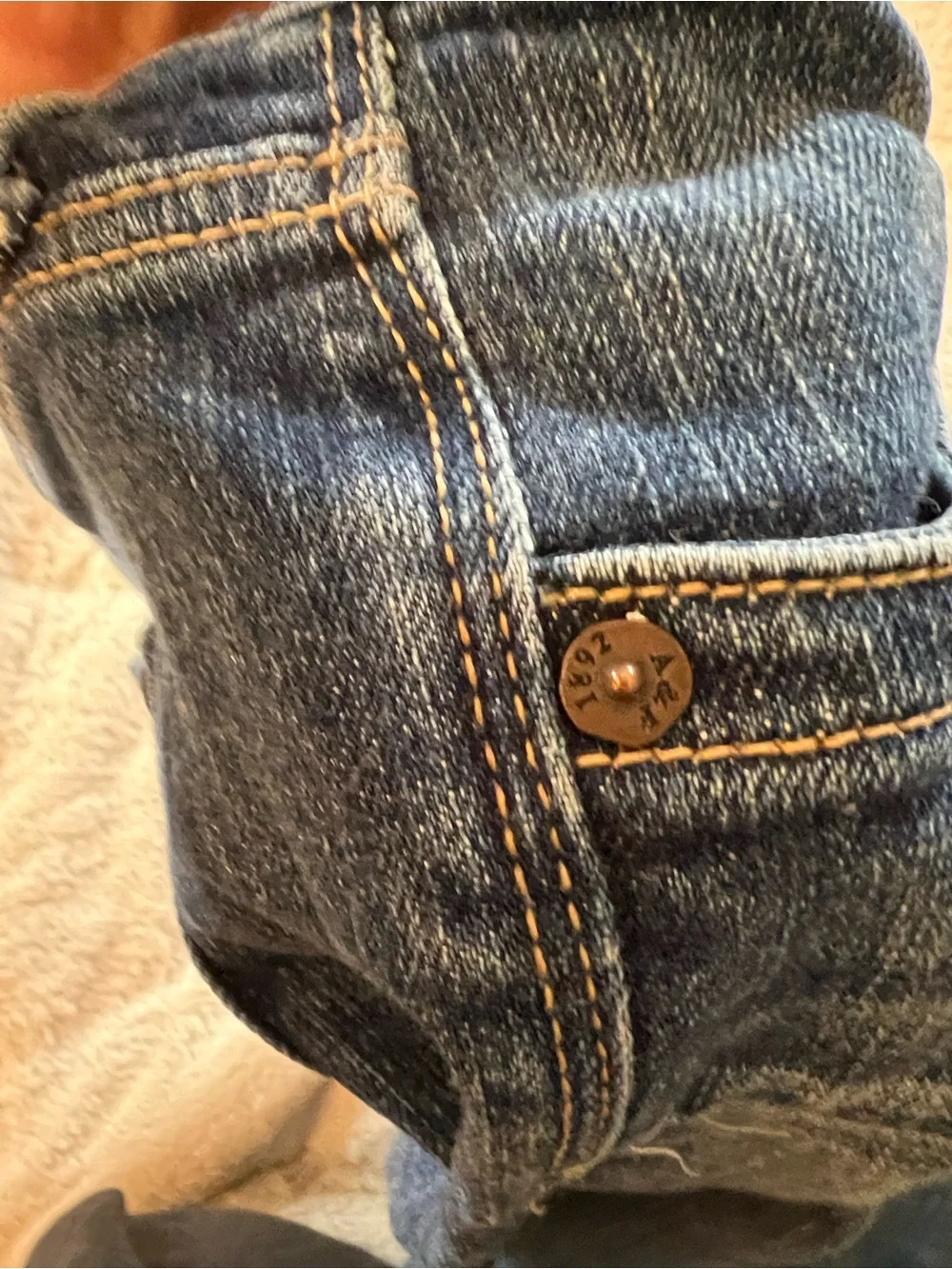 Abercrombie & Fitch Dark Blue Flare Jeans Size 2
